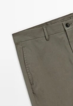 Massimo Dutti SLIM FIT - Chinos - Dark Green -Massimo Dutti Shop d5354e18cc70430a851aa8c3af641e87