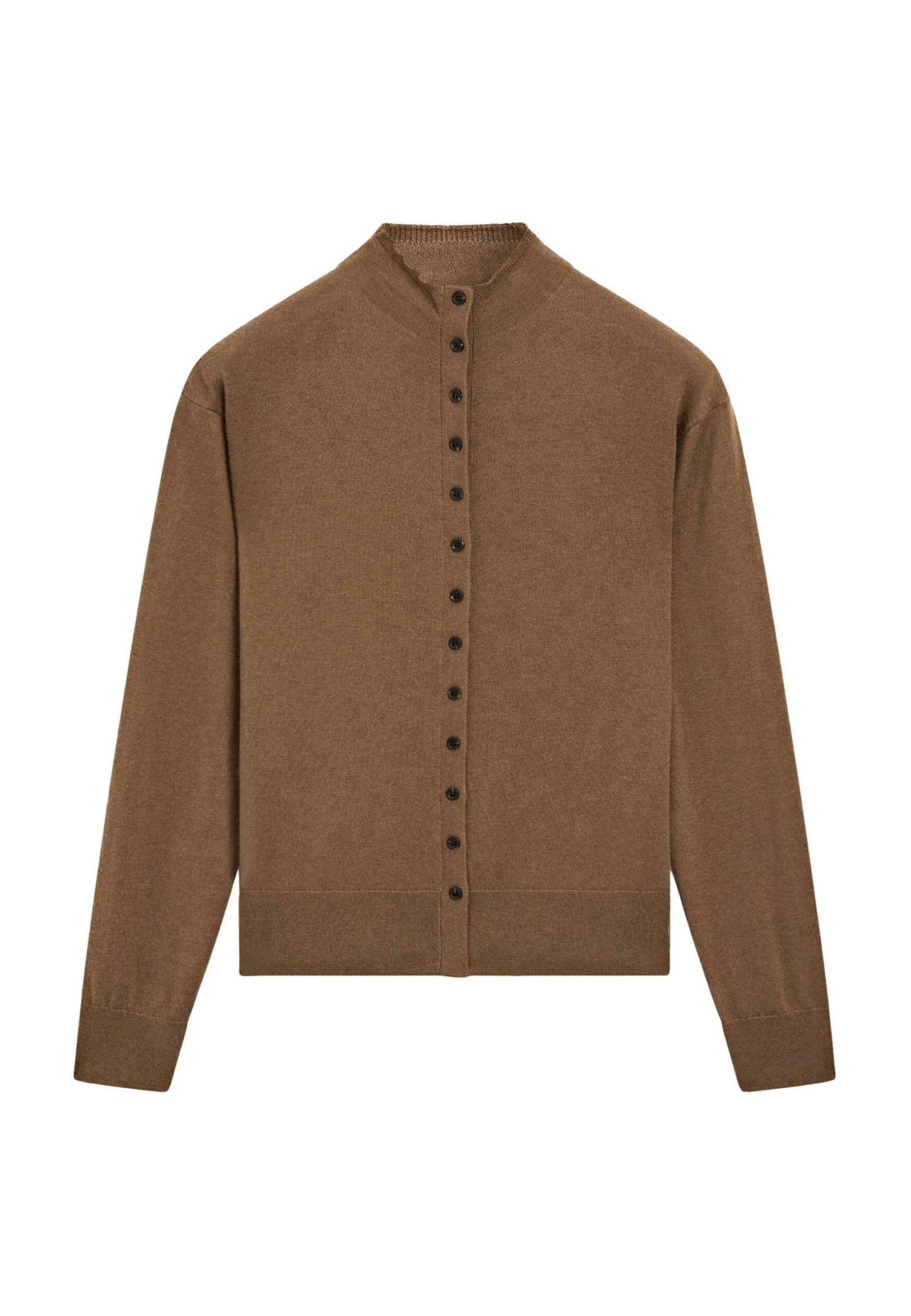 Massimo Dutti BUTTONED WITH MOCK TURTLENECK - Cardigan - Light Green 15 Massimo Dutti BUTTONED WITH MOCK TURTLENECK - Cardigan - Light Green - Image 13