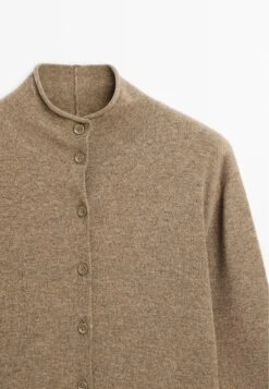 Massimo Dutti Cardigan - Mottled Green -Massimo Dutti Shop d58bf64157c54b74b55100170b908d56