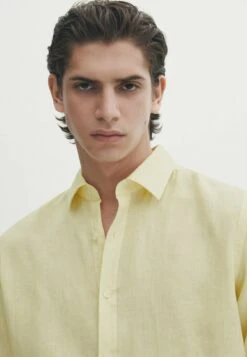 Massimo Dutti Shirt - Yellow -Massimo Dutti Shop d59fee75e0804dda818e84e9322074f1