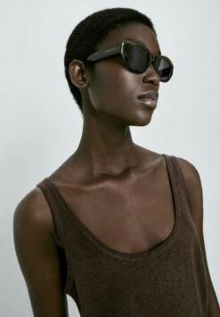 Massimo Dutti Strappy- Top - Mottled Brown -Massimo Dutti Shop d5aac94bde5d44a4814ecb7f607d5b96