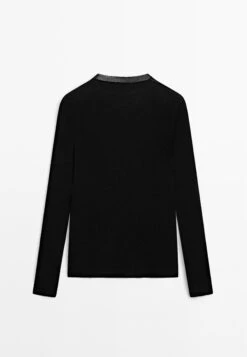 Massimo Dutti WITH NECKLINE - Long Sleeved Top - Black 17 Massimo Dutti WITH NECKLINE - Long Sleeved Top - Black -Massimo Dutti Shop d5e6ccc9dc5f4243975c64f5e41d2402