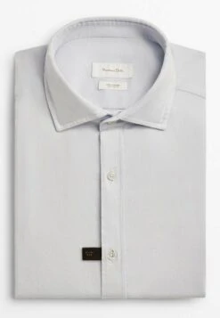 Massimo Dutti Micro Textured - Shirt - Light Blue -Massimo Dutti Shop d5ec51a5fee04a77ac0ba8691edf17ac