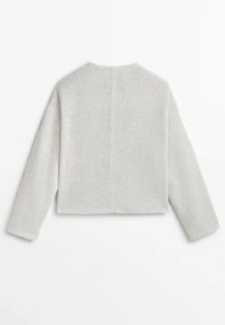 Massimo Dutti Cropped Textured - Summer Jacket -Massimo Dutti Shop d5f5168ef9a44aa8859e1a30f1e0f902