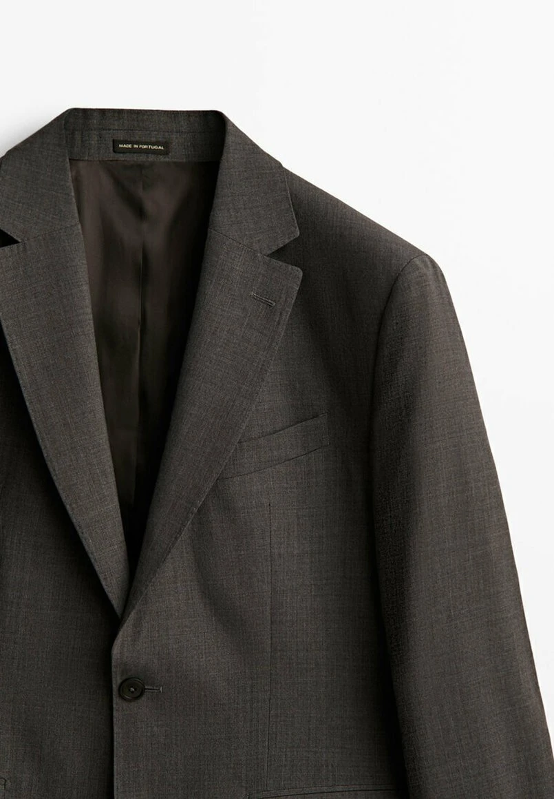 Massimo Dutti Blazer Jacket - Light Grey 9 Massimo Dutti Blazer Jacket - Light Grey - Image 7