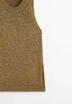 Massimo Dutti With Slits - Jumper - Gold Coloured 22 Massimo Dutti With Slits - Jumper - Gold Coloured -Massimo Dutti Shop d6543b792b754fac843c992cb995519c