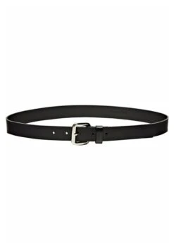 Massimo Dutti With Rectangular Buckle - Belt Business - Black