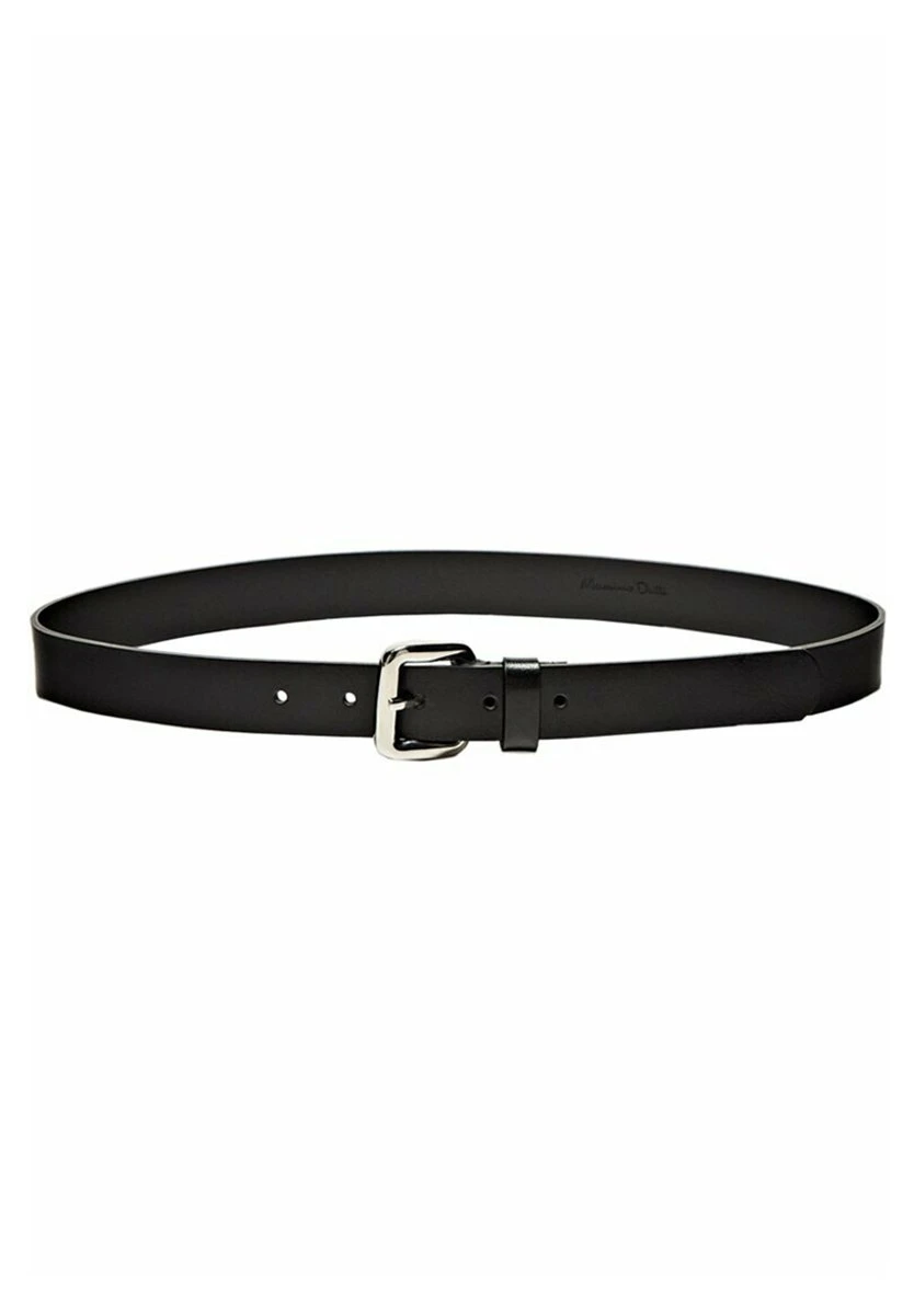 Massimo Dutti With Rectangular Buckle - Belt Business - Black 3 Massimo Dutti With Rectangular Buckle - Belt Business - Black