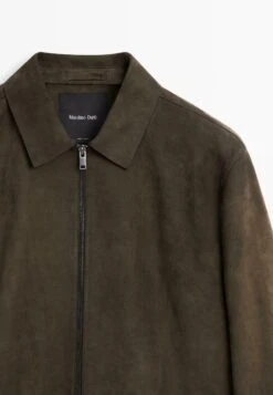 Massimo Dutti Leather Jacket - Mottled Dark Green 18 Massimo Dutti Leather Jacket - Mottled Dark Green -Massimo Dutti Shop d66d0e8a7c244d1192c10e8e19544469