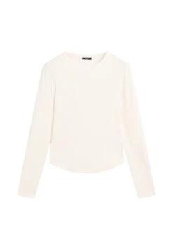 Massimo Dutti LONG SLEEVE WITH ROUNDED HEM - Long Sleeved Top - Black -Massimo Dutti Shop d6e1ec44ecfc425aab0603899bac0b9b 2