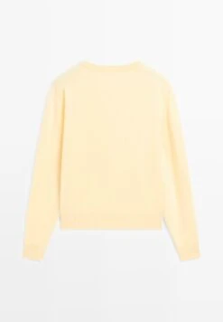 Massimo Dutti CREW NECK SWEATER - Jumper - Yellow -Massimo Dutti Shop d7280d6795544dc8b6a15eada806ce71