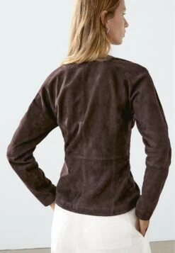 Massimo Dutti SHORT - Blouse - Dark Brown -Massimo Dutti Shop d759aa6ef9c14dfab4383ef697580b36