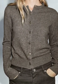 Massimo Dutti Cardigan - Mottled Brown -Massimo Dutti Shop d75b57c4d7484e1abcb8ae22b5dcfb89