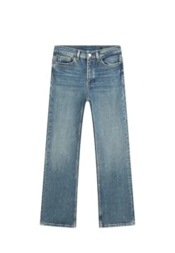 Massimo Dutti HIGH-WAIST WITH TURN-UP HEMS - Bootcut Jeans - Blue -Massimo Dutti Shop d761e6e254bc4419a1ee39be09a3e547