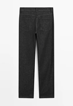 Massimo Dutti HIGH-WAIST - Straight Leg Jeans - Black -Massimo Dutti Shop d7902e575c1c407eba3ded010bff4f30