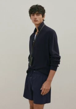 Massimo Dutti Swimming Trunks - Blue Black Denim