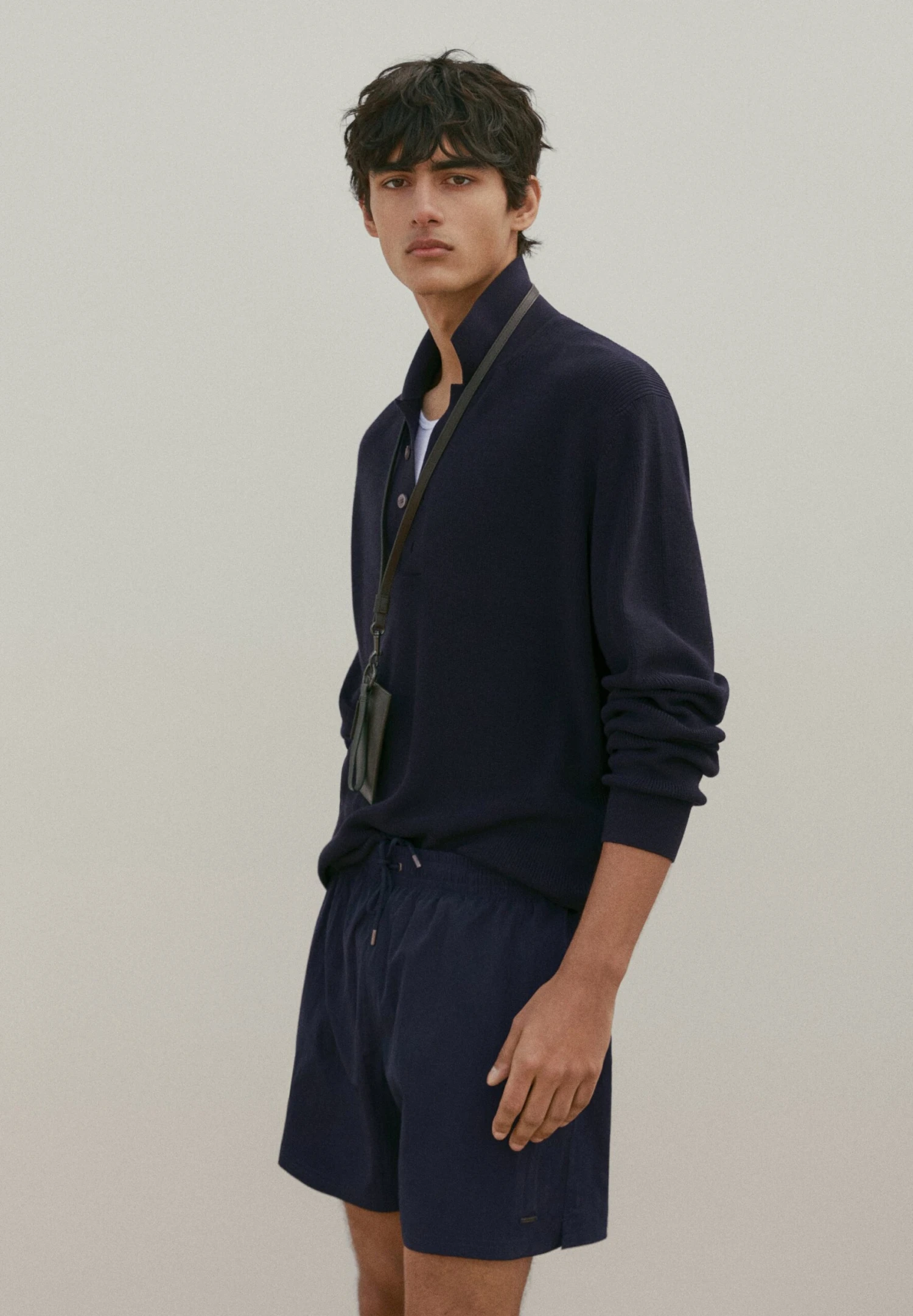 Massimo Dutti Swimming Trunks - Blue Black Denim 3 Massimo Dutti Swimming Trunks - Blue Black Denim