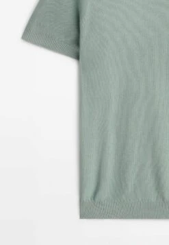 Massimo Dutti Polo Shirt - Evergreen -Massimo Dutti Shop d7abc8c8025d4e7593e8b3699b66b0dc