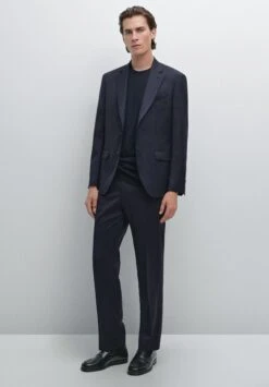 Massimo Dutti PINSTRIPE SUIT - Chinos - Dark Blue -Massimo Dutti Shop d7b2f10e031b4e12901da9215f73e1fc