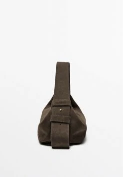 Massimo Dutti SPLIT SHOULDER - Handbag - Mottled Brown -Massimo Dutti Shop d7bc3a4964c345beab9b676ba086be8a