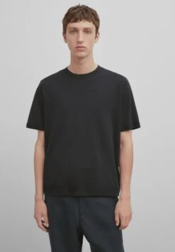 Massimo Dutti Studio - Short Sleeve - Basic T-Shirt - Blue