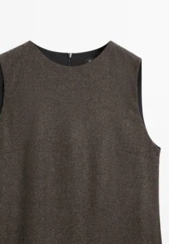 Massimo Dutti HERRINGBONE MINI WITH POCKETS - Day Dress - Mottled Dark Brown -Massimo Dutti Shop d7c7880a55744fe6a7b465d039e459ae