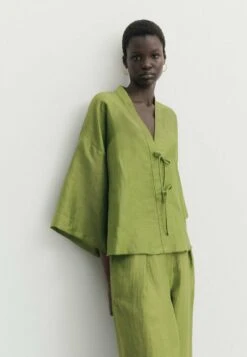 Massimo Dutti Blouse - Green