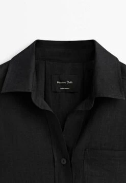 Massimo Dutti With Back Pleat - Summer Jacket - Black -Massimo Dutti Shop d7ff0163b76242639e8875e95c374b62