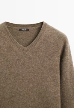 Massimo Dutti OVERSIZE V-NECK - Jumper - Ochre 21 Massimo Dutti OVERSIZE V-NECK - Jumper - Ochre -Massimo Dutti Shop d818f08ccbc24d78b2747f47dc34d7bf