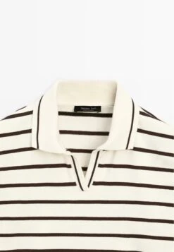 Massimo Dutti LONG SLEEVED STRIPED - Polo Shirt - Beige 19 Massimo Dutti LONG SLEEVED STRIPED - Polo Shirt - Beige -Massimo Dutti Shop d81fada070a04e98ba76408fae72d219