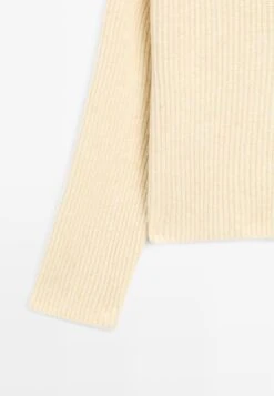 Massimo Dutti ZIP NECK WITH HOOD DETAIL - Jumper - Yellow -Massimo Dutti Shop d8251b6b5f664914b92db0c4d7bfcca5