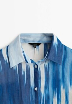 Massimo Dutti MidiWith Ikat Print - Shirt Dress -Massimo Dutti Shop d859c166fda94f569363235b54c45bed