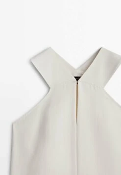 Massimo Dutti Halter Neck Midi - Day Dress - Beige 18 Massimo Dutti Halter Neck Midi - Day Dress - Beige -Massimo Dutti Shop d8ba55c25e5b48fea77fc11c1426f9e2