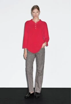 Massimo Dutti STRIPED LOW-RISE STRAIGHT-LEG - Straight Leg Jeans - Dark Blue -Massimo Dutti Shop d8bd436e69934e71a38381aeb07d0e86