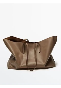 Massimo Dutti Tote Bag - Mottled Light Brown 13 Massimo Dutti Tote Bag - Mottled Light Brown -Massimo Dutti Shop d90cc71e4cb742f3a7cadda0d6bc81c9