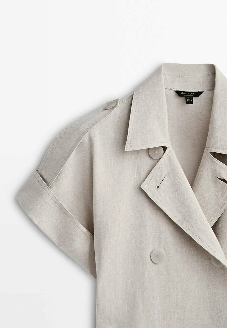 Massimo Dutti Trench Coat With Belt - Shirt Dress 12 Massimo Dutti Trench Coat With Belt - Shirt Dress - Image 10