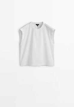 Massimo Dutti Drop Sleeve - Blouse -Massimo Dutti Shop d96b9663ae12450e9262c92f4a69efc0