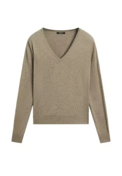 Massimo Dutti LONG SLEEVES WITH V-NECK - Jumper - Grey -Massimo Dutti Shop d9867d24d8bf4ed18f9aa3fd67783888 1