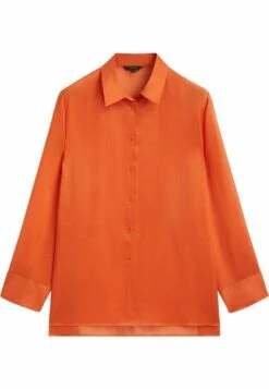 Massimo Dutti With Chest Detail - Button-Down Blouse - Orange -Massimo Dutti Shop d992cc2e86aa4adb861d210c6308cc3f
