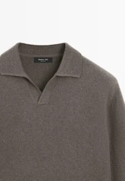 Massimo Dutti V-NECK - Long Sleeved Top - Grey -Massimo Dutti Shop d996295c04b1438ab3784f9a33eb6eb8