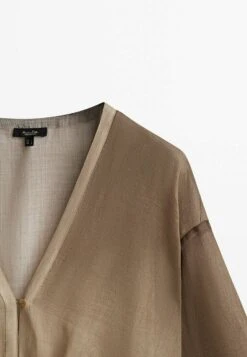 Massimo Dutti Tie-Dye With Knot Detail - Maxi Dress -Massimo Dutti Shop d9bac69e4d9c4fb7a02bf4723addd7fc