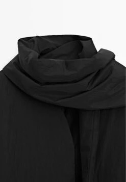 Massimo Dutti LONG WATER-REPELLENT PADDED WITH SCARF - Classic Coat - Black -Massimo Dutti Shop d9f99b032fe34662be33c2a91f1d18c8
