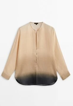 Massimo Dutti Ombré - Blouse - Mottled Beige -Massimo Dutti Shop da40c7b79d6c48399b801ba766da9daa