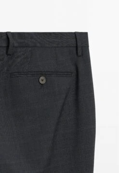 Massimo Dutti CHECK SUIT - Suit Trousers - Dark Blue -Massimo Dutti Shop da4c9bfdd72d4eb0aa50d2ccc2ba7177