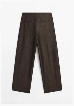 Massimo Dutti FLOWING WITH DARTS - Trousers - Mottled Bordeaux -Massimo Dutti Shop da72e38e1b6a4e0b8959cef3284b0abb