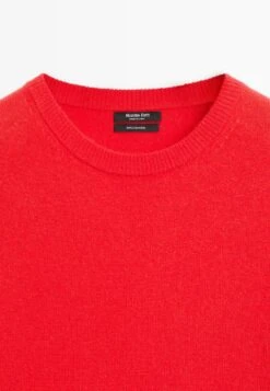 Massimo Dutti KNITTED CREW NECK SWEATER - Jumper - Red -Massimo Dutti Shop da79d170750f4f54b019a4b4c4962820