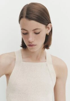 Massimo Dutti Strappy Textured Halter - Top -Massimo Dutti Shop daa12fef01484f72b4f0998e048c8b96