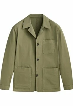 Massimo Dutti Dyed Stretchy - Summer Jacket - Green -Massimo Dutti Shop dab015aca7264a5da9b0ef40c1407dcd