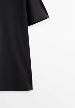 Massimo Dutti KurzärmeligesAus Reiner- Basic T-Shirt - Dark Blue Denim -Massimo Dutti Shop dad1a5feee924f62889ffed14ec7a03e