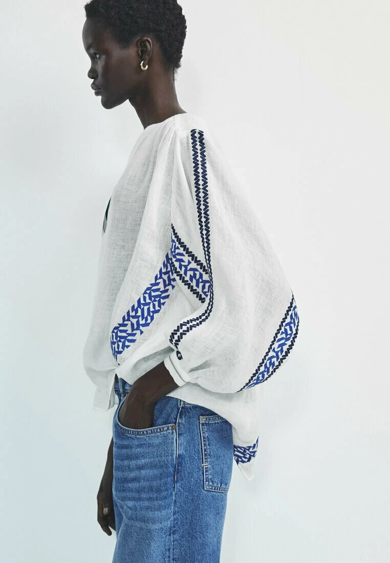 Massimo Dutti Embroidered - Blouse 5 Massimo Dutti Embroidered - Blouse - Image 3